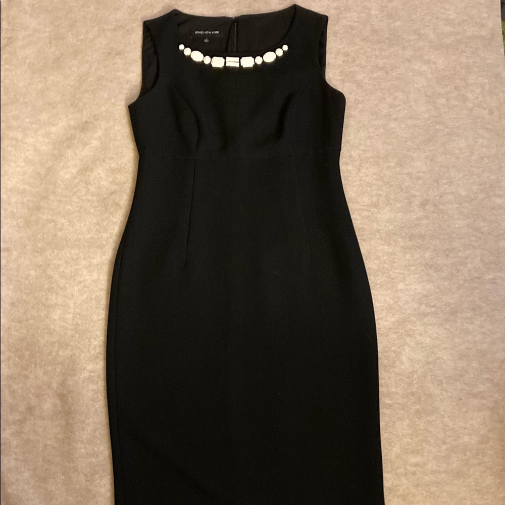 Jones New York Black Jewel Dress
